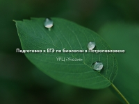 Подготовка к ЕГЭ по биологии
