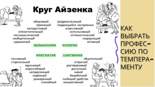Как выбрать профессию по темпераменту